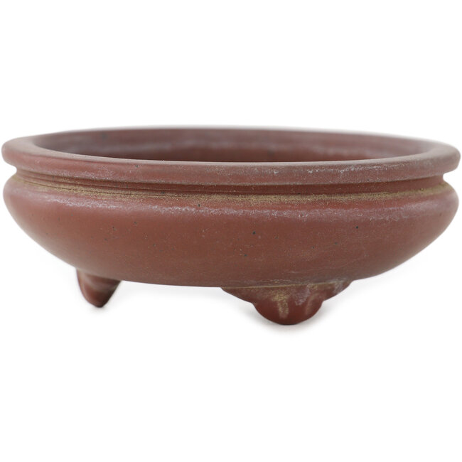 Vaso bonsai rotondo non smaltato di Bigei - 75 x 75 x 26 mm