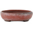Pot à bonsaï ovale non émaillé de Bigei - 101 x 76 x 22 mm