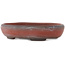 Pot à bonsaï ovale non émaillé de Bigei - 101 x 76 x 22 mm
