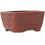 Pot à bonsaï ovale non émaillé de Bigei - 97 x 82 x 47 mm