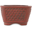 Pot à bonsaï ovale non émaillé de Bigei - 97 x 82 x 47 mm