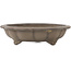 Lotus ongeglazuurde bonsai pot van Bigei - 108 x 108 x 28 mm