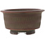 Pot à bonsaï rond non émaillé de Bigei - 80 x 80 x 42 mm