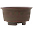 Pot à bonsaï rond non émaillé de Bigei - 80 x 80 x 42 mm