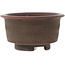 Pot à bonsaï rond non émaillé de Bigei - 80 x 80 x 42 mm