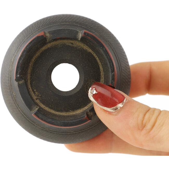 Pot à bonsaï rond non émaillé de Bigei - 62 x 62 x 40 mm