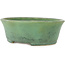 Ovale groene bonsaipot van Matuei Kimiko - 188 x 147 x 60 mm
