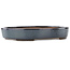 Pot à bonsaï ovale bleu foncé de Yamafusa - 298 x 230 x 45 mm