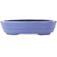Ovale blauwe bonsai pot van Hattori - 265 x 195 x 61 mm