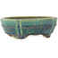 Pot à bonsaï multicolore vert Mokko par Koyou - 145 x 115 x 45 mm