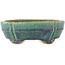 Vaso bonsai Mokko verde multicolore di Koyou - 145 x 115 x 45 mm