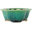 Pot à bonsaï vert Mokko par Koyou - 160 x 138 x 52 mm