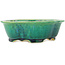 Pot à bonsaï vert Mokko par Koyou - 160 x 138 x 52 mm