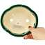 Pot à bonsaï vert Mokko par Koyou - 160 x 138 x 52 mm