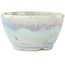 Vaso bonsai rotondo blu multicolore di Koyou - 112 x 112 x 60 mm
