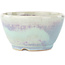 Vaso bonsai rotondo blu multicolore di Koyou - 112 x 112 x 60 mm