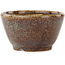 Vaso bonsai rotondo marrone multicolore di Koyou - 94 x 94 x 55 mm