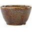 Vaso bonsai rotondo marrone multicolore di Koyou - 94 x 94 x 55 mm