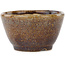 Vaso bonsai rotondo marrone multicolore di Koyou - 94 x 94 x 55 mm