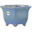Pot à bonsaï hexagonal bleu de Shuhou - 135 x 135 x 77 mm