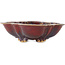 Mokko red bonsai pot by Sharaku - 253 x 221 x 75 mm
