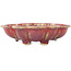 Pot à bonsaï rouge Mokko par Sharaku - 180 x 143 x 48 mm