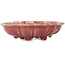 Pot à bonsaï rouge Mokko par Sharaku - 180 x 143 x 48 mm