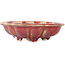Pot à bonsaï rouge Mokko par Sharaku - 180 x 143 x 48 mm