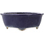 Pot à bonsaï Mokko bleu foncé par Hattori - 162 x 138 x 58 mm