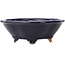 Pot à bonsaï Mokko bleu foncé par Hattori - 140 x 118 x 50 mm