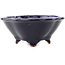 Vaso bonsai Mokko blu scuro di Hattori - 140 x 118 x 50 mm