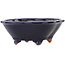 Pot à bonsaï Mokko bleu foncé par Hattori - 140 x 118 x 50 mm
