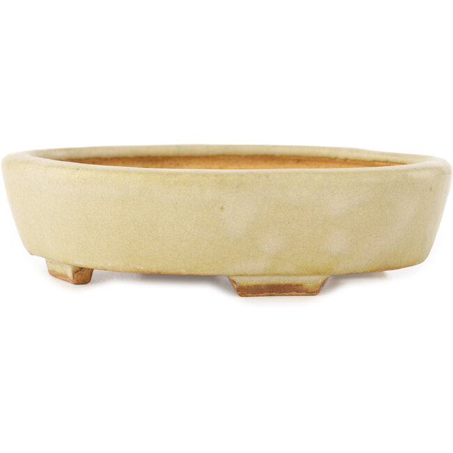 Mokko off-white bonsai pot van Hattori - 163 x 140 x 40 mm