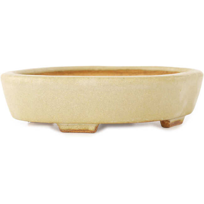 Mokko off-white bonsai pot van Hattori - 163 x 140 x 40 mm