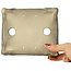 Maceta rectangular para bonsái verde y azul de Terahata Satomi Mazan - 153 x 128 x 52 mm