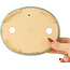 Maceta ovalada verde para bonsái de Shibakatsu - 153 x 127 x 37 mm