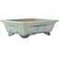 Rechteckiger blauer Bonsai-Topf von Shibakatsu - 133 x 103 x 42 mm