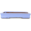Maceta rectangular morada para bonsái de Shibakatsu - 142 x 117 x 25 mm