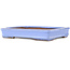 Maceta rectangular morada para bonsái de Shibakatsu - 142 x 117 x 25 mm