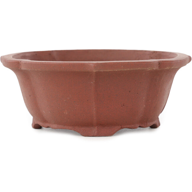 Mokko unglazed bonsai pot by Shibakatsu - 140 x 125 x 50 mm