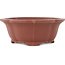 Pot à bonsaï non émaillé Mokko de Shibakatsu - 140 x 125 x 50 mm