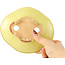 Pot à bonsaï Mokko jaune par Hattori - 163 x 140 x 48 mm