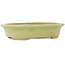 Pot à bonsaï ovale vert de Hattori - 167 x 133 x 37 mm