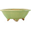 Pot à bonsaï vert mokko de Hattori - 135 x 115 x 50 mm