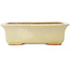 Rechthoekige witte bonsai pot van Hattori - 175 x 130 x 55 mm