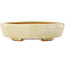 Mokko witte bonsai pot van Hattori - 163 x 140 x 32 mm