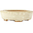 Pot à bonsaï Mokko blanc par Hattori - 142 x 118 x 43 mm