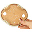 Pot à bonsaï Mokko blanc par Hattori - 142 x 118 x 43 mm