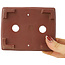 Maceta rectangular sin esmaltar para bonsái de Shibakatsu - 125 x 100 x 45 mm