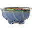 Vaso bonsai rotondo blu di Heian Kosen - 97 x 97 x 47 mm